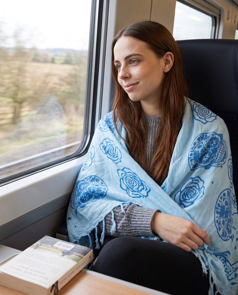 Travel Train-Blanket