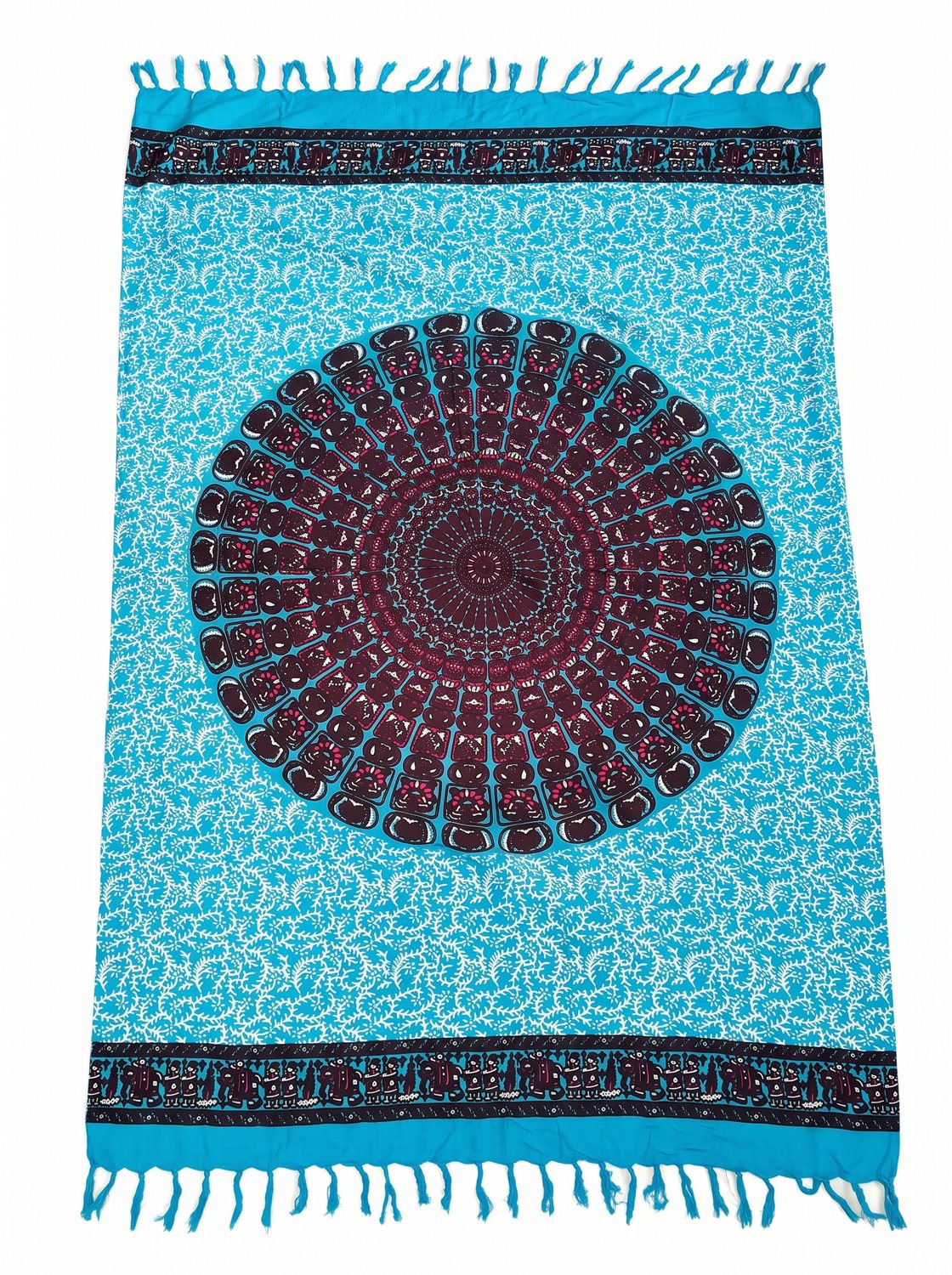 Mandala Sarong — turquoise